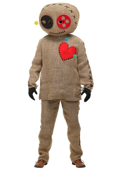 Channel Your Inner Witch Doctor with a Burlap Voodoo Doll Costume